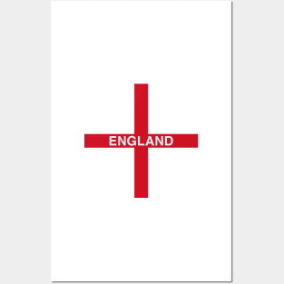 England St George Banner Posters and Art